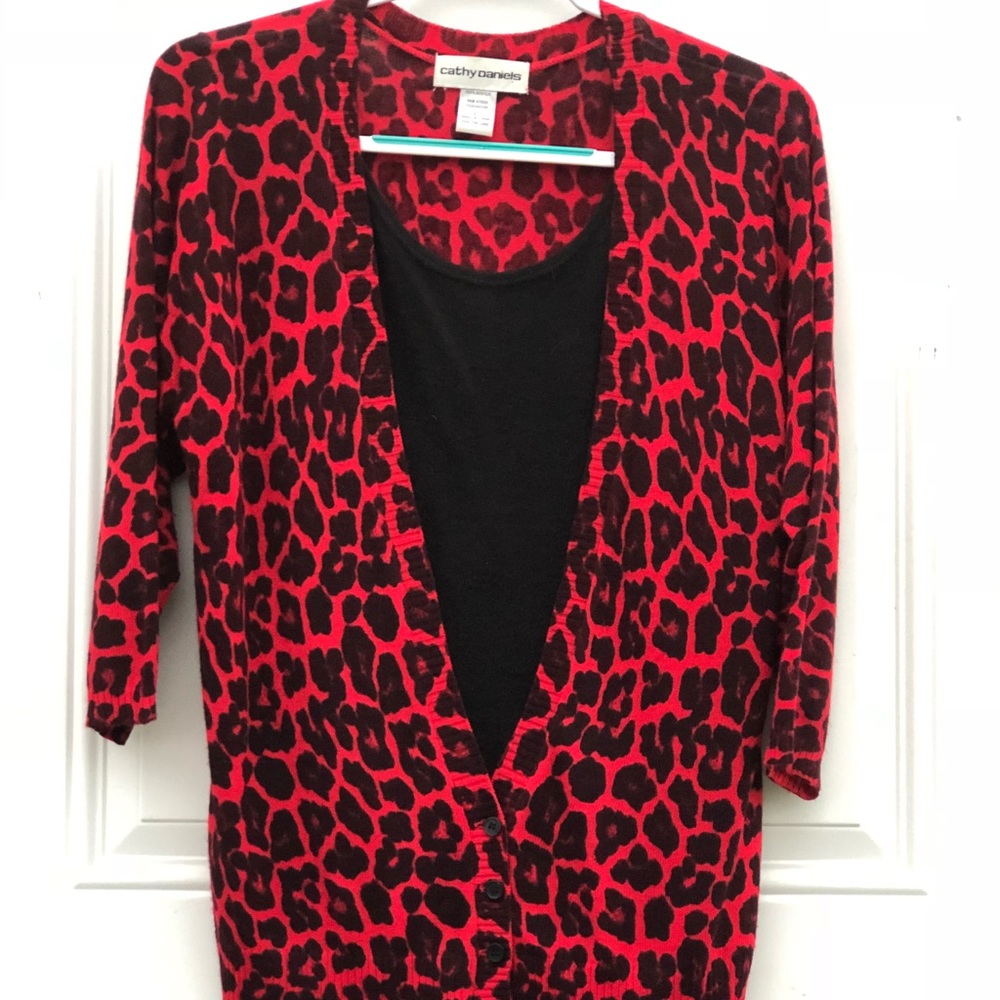 Red and Black Sweater